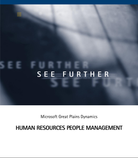 HUMAN RESOURCES PEOPLE MANAGEMENT